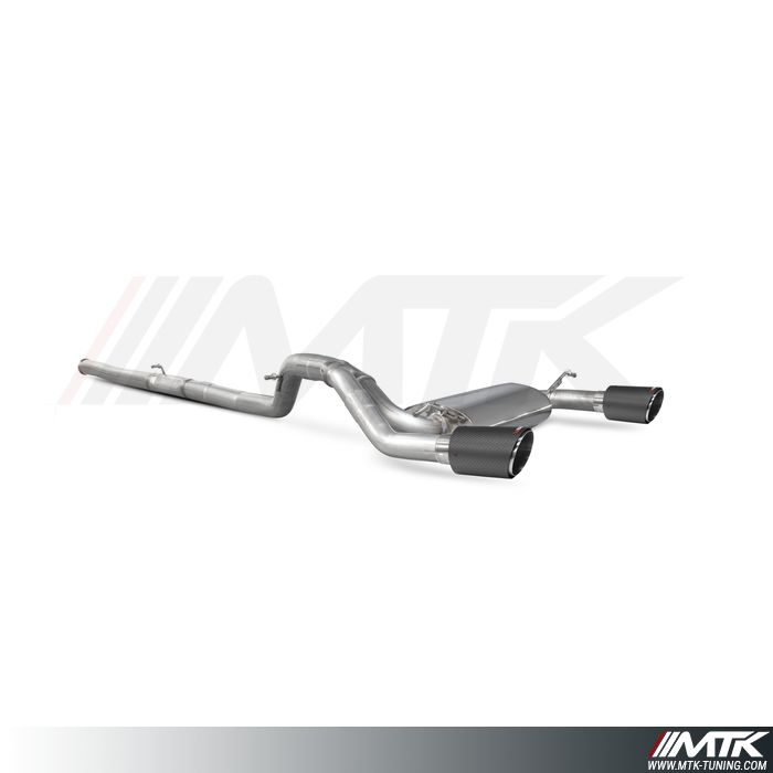 Catback Scorpion avec tube intermediaire  Ford Focus MK3 RS sans FAP